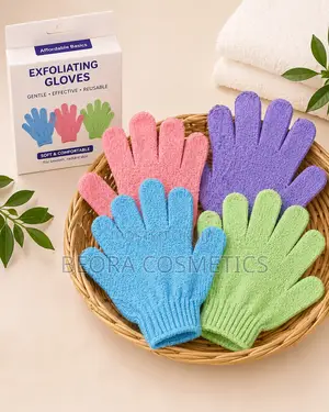 Exfoliating Bath Gloves – Body Scrub Gloves for Smooth Skin