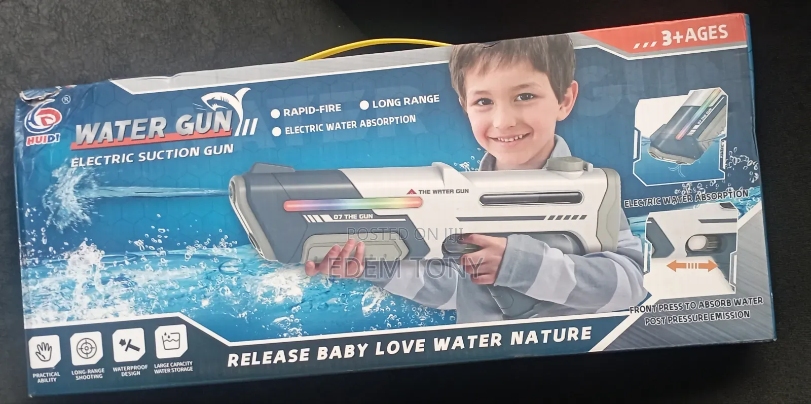 Powerful Electric Suction Water Gun
