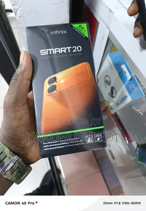 New Infinix Smart 20 64 GB Black