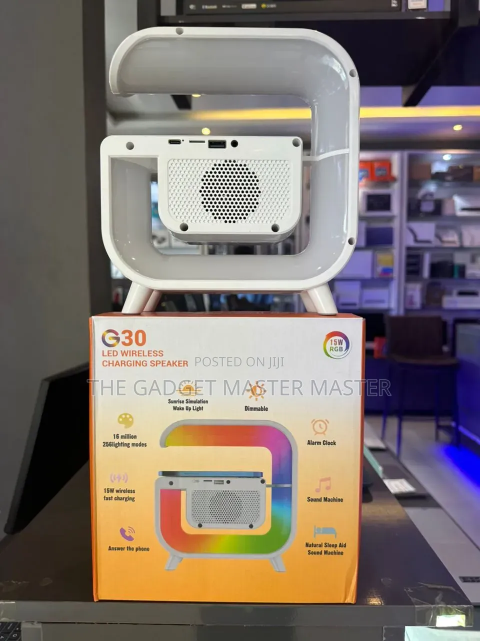 G30 Led Wireless Charging Speaker