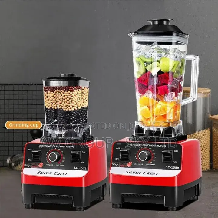 2-in-1 Silver Crest Blender