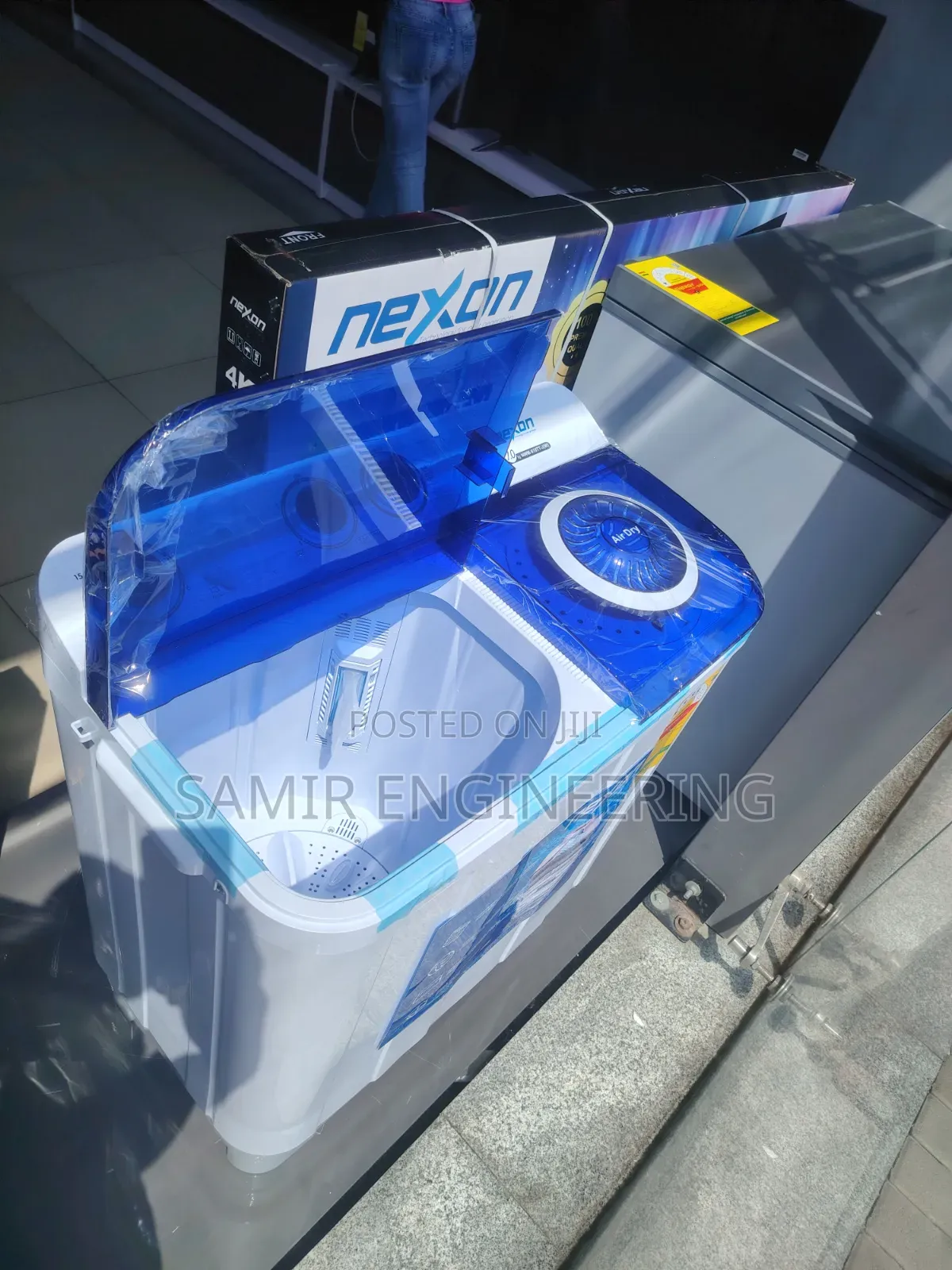 Nexon 7kg Smartwash Twin Tub - White/Blue