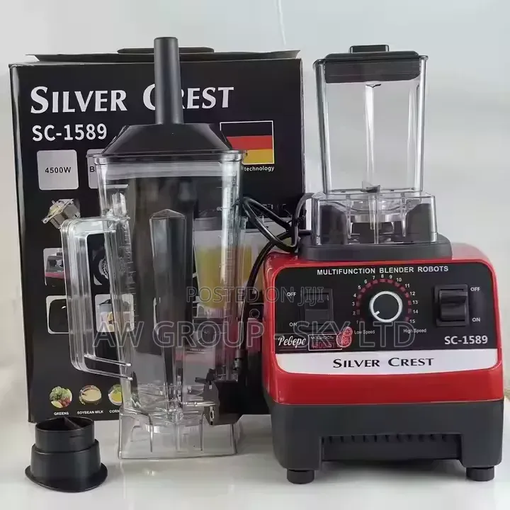 2-in-1 Silver Crest Blender