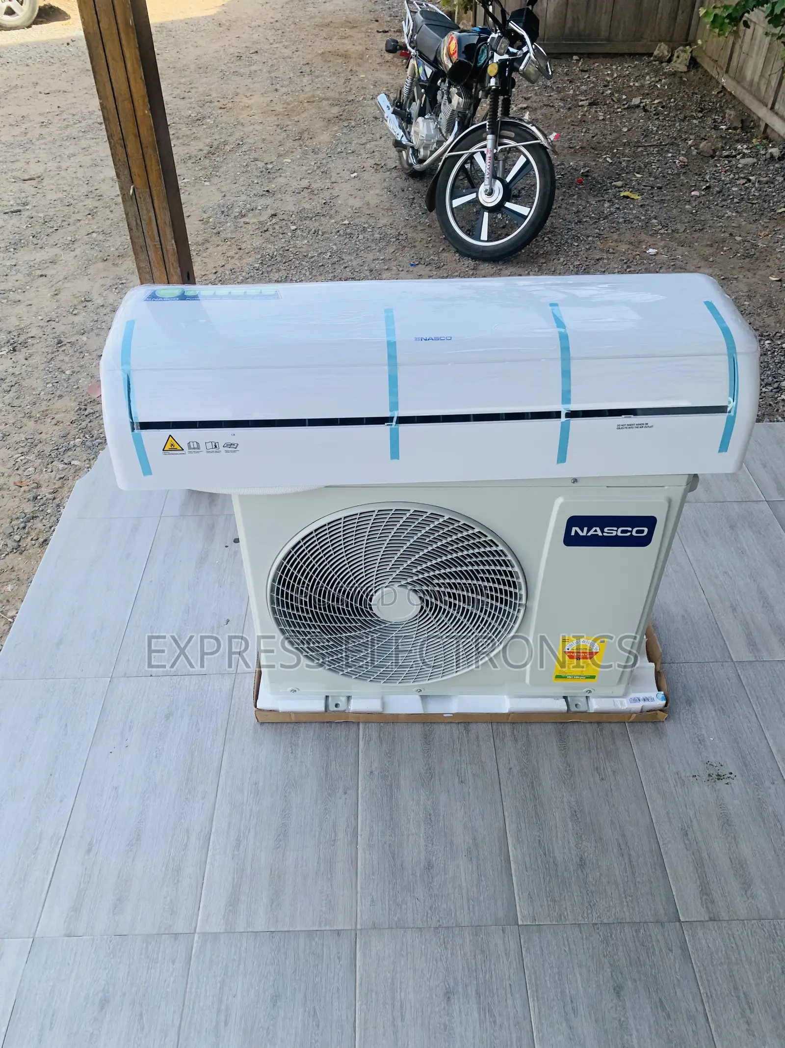 Shop From Us the New White Nasco Air Conditioner 1.5hp