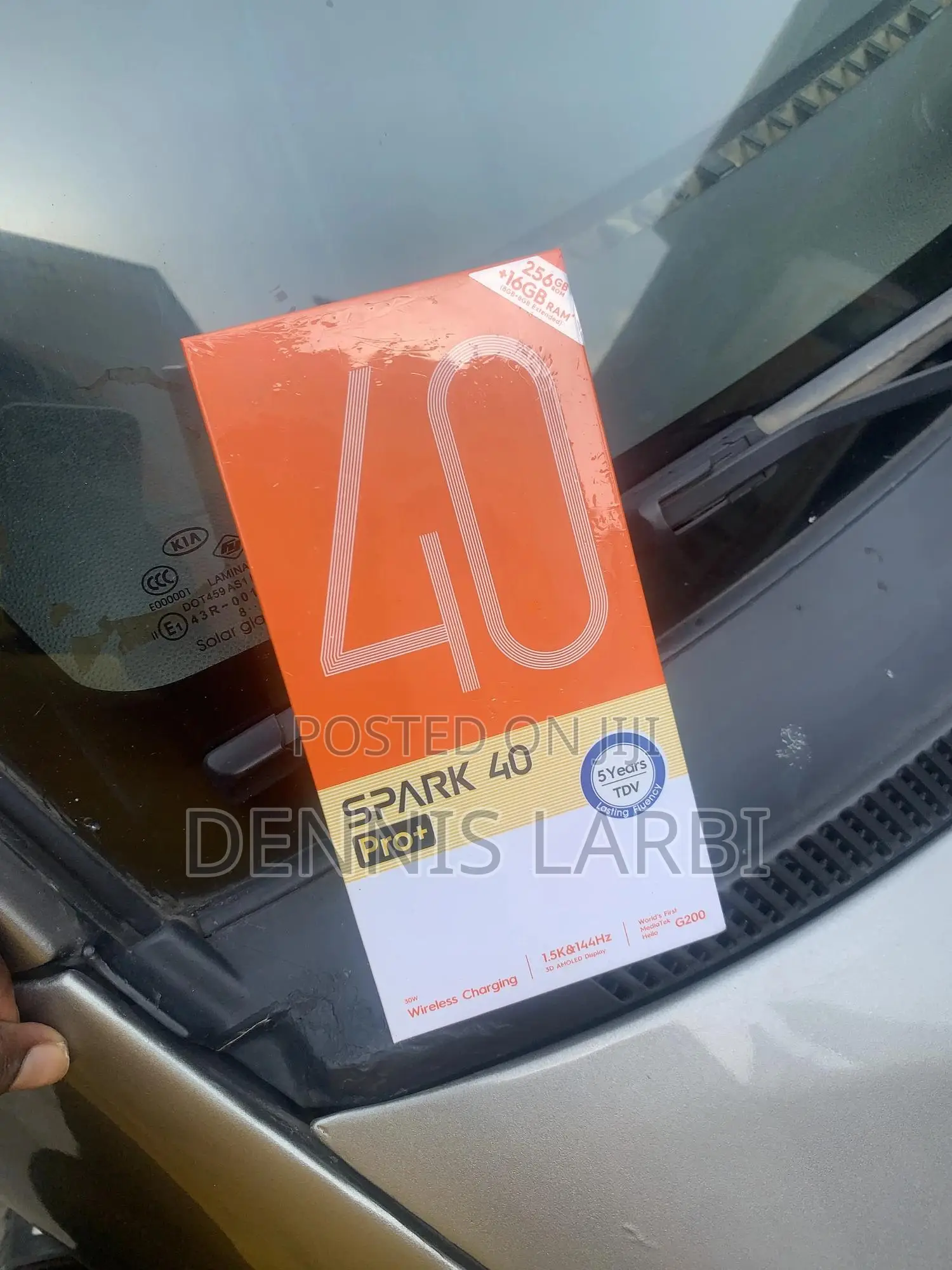 New Tecno Spark 40 Pro+ 256 GB Black