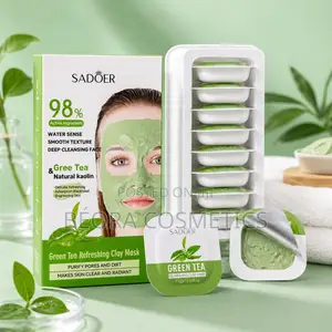 Green Tea Clay Mask Pods – Deep Cleansing Pore Care Face Mask