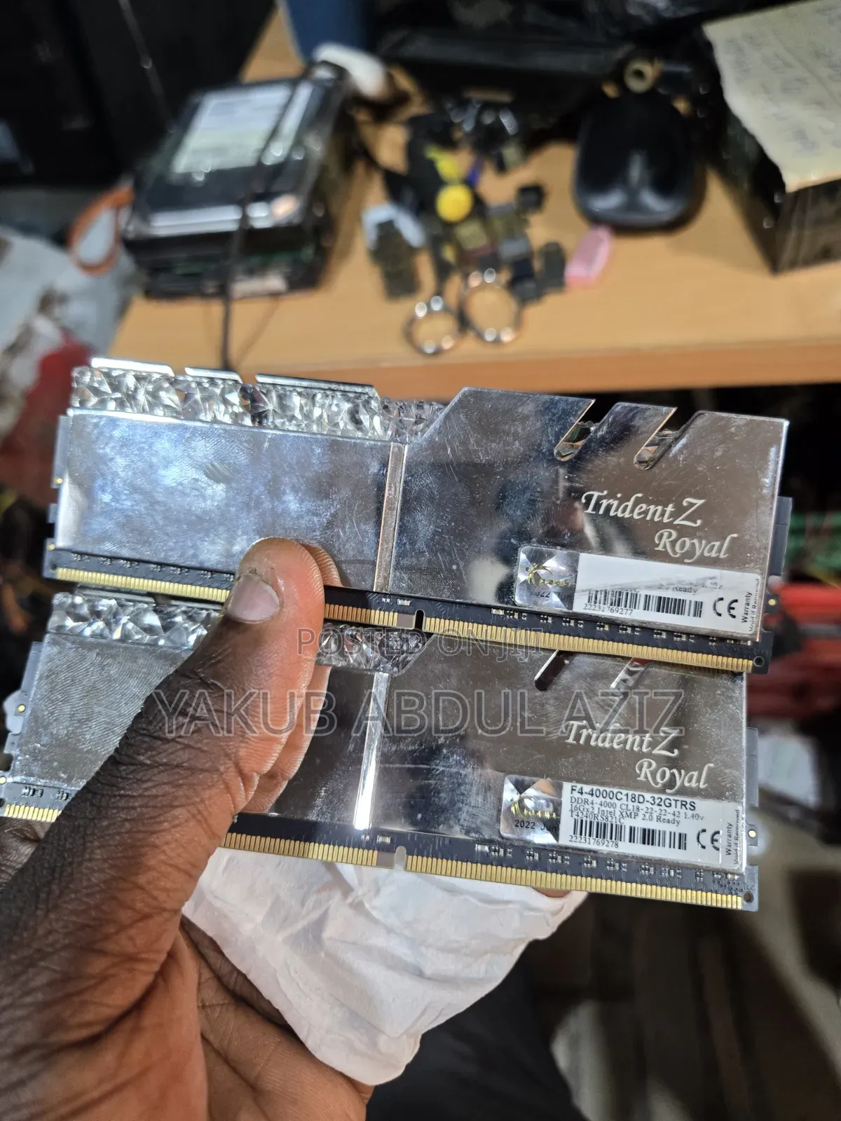 Gaming Ddr4 RGB Ram 4000hz 32gig