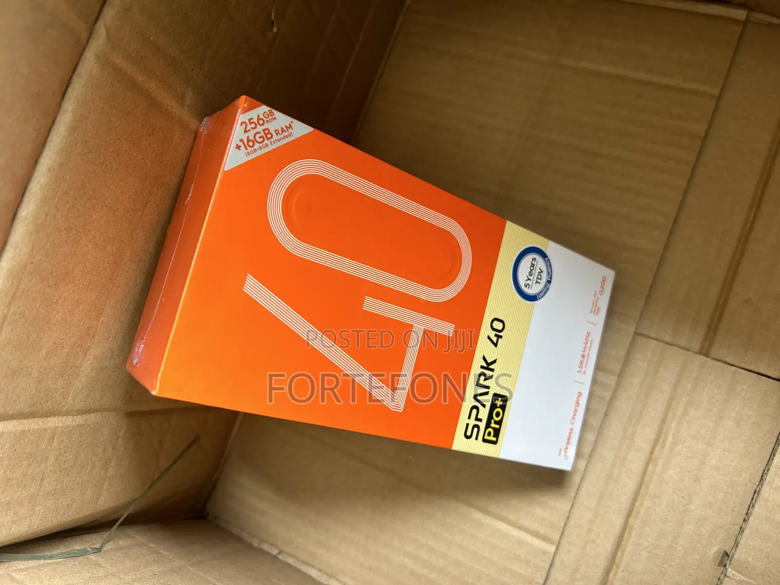 New Tecno Spark 40 Pro+ 256 GB Black