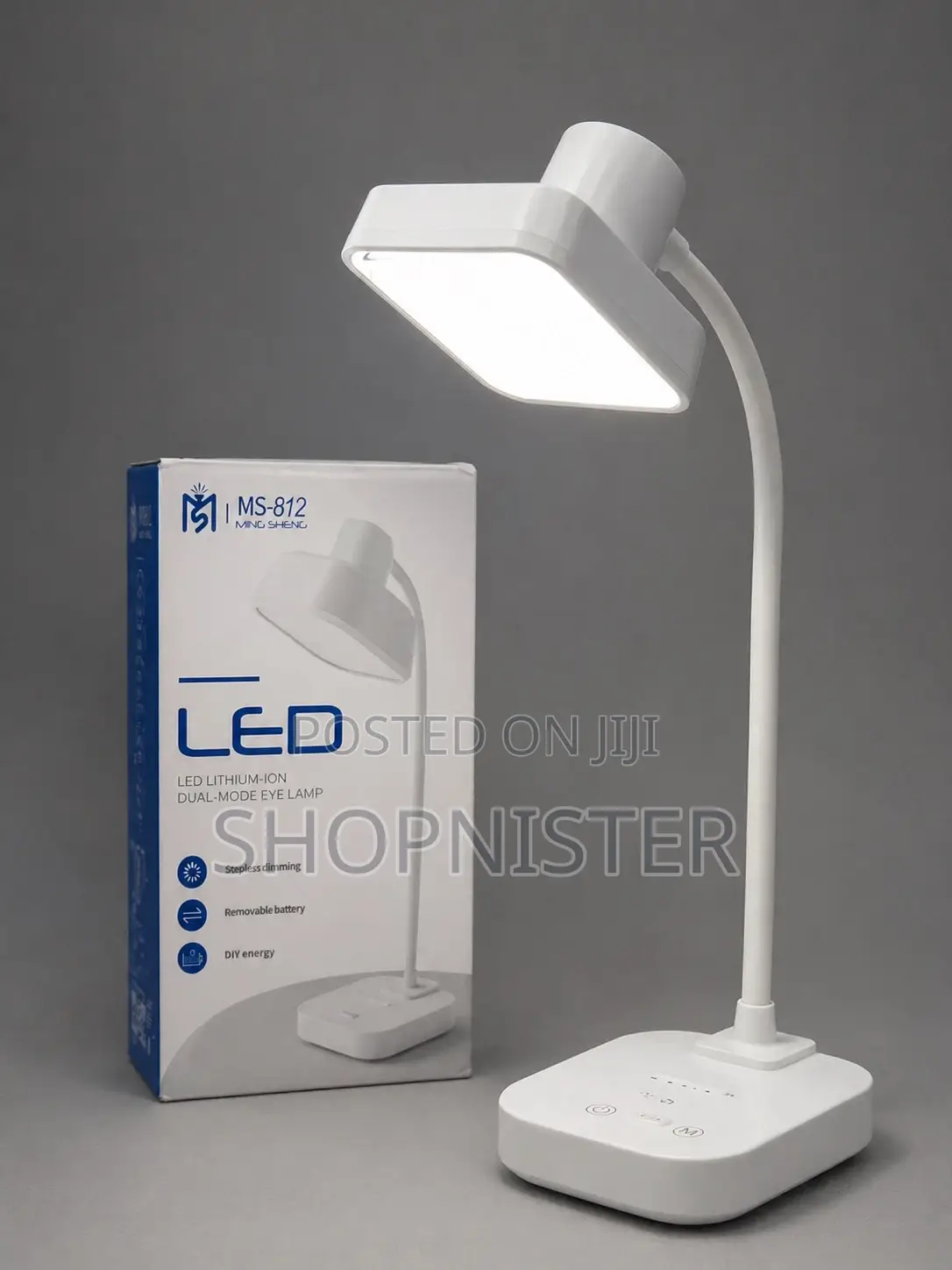 Rechargeable Led Study Lamp Ms-812 | 3 Color Light | Touch Control