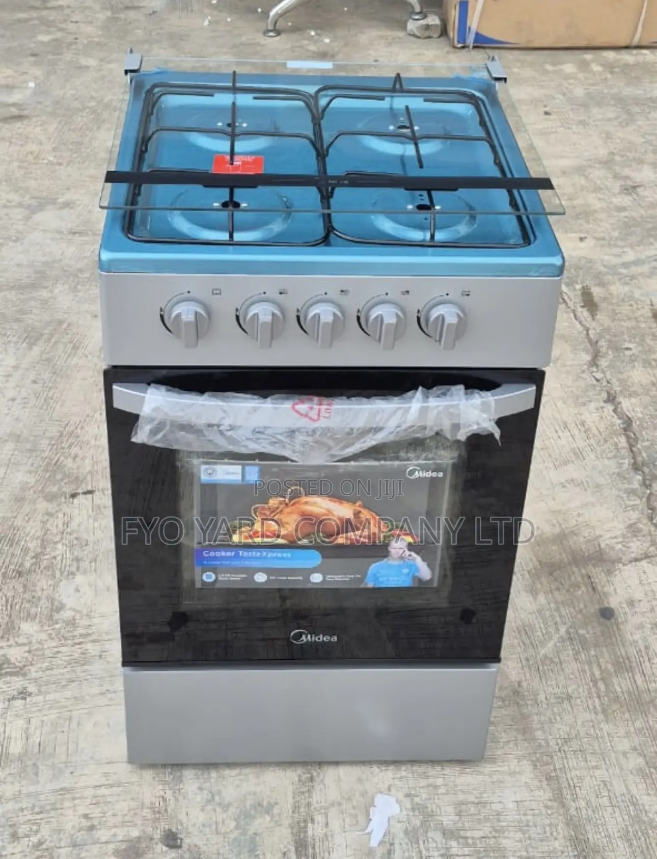 Easy Cooking With Midea 4 Burner Gas Cooker Brand New