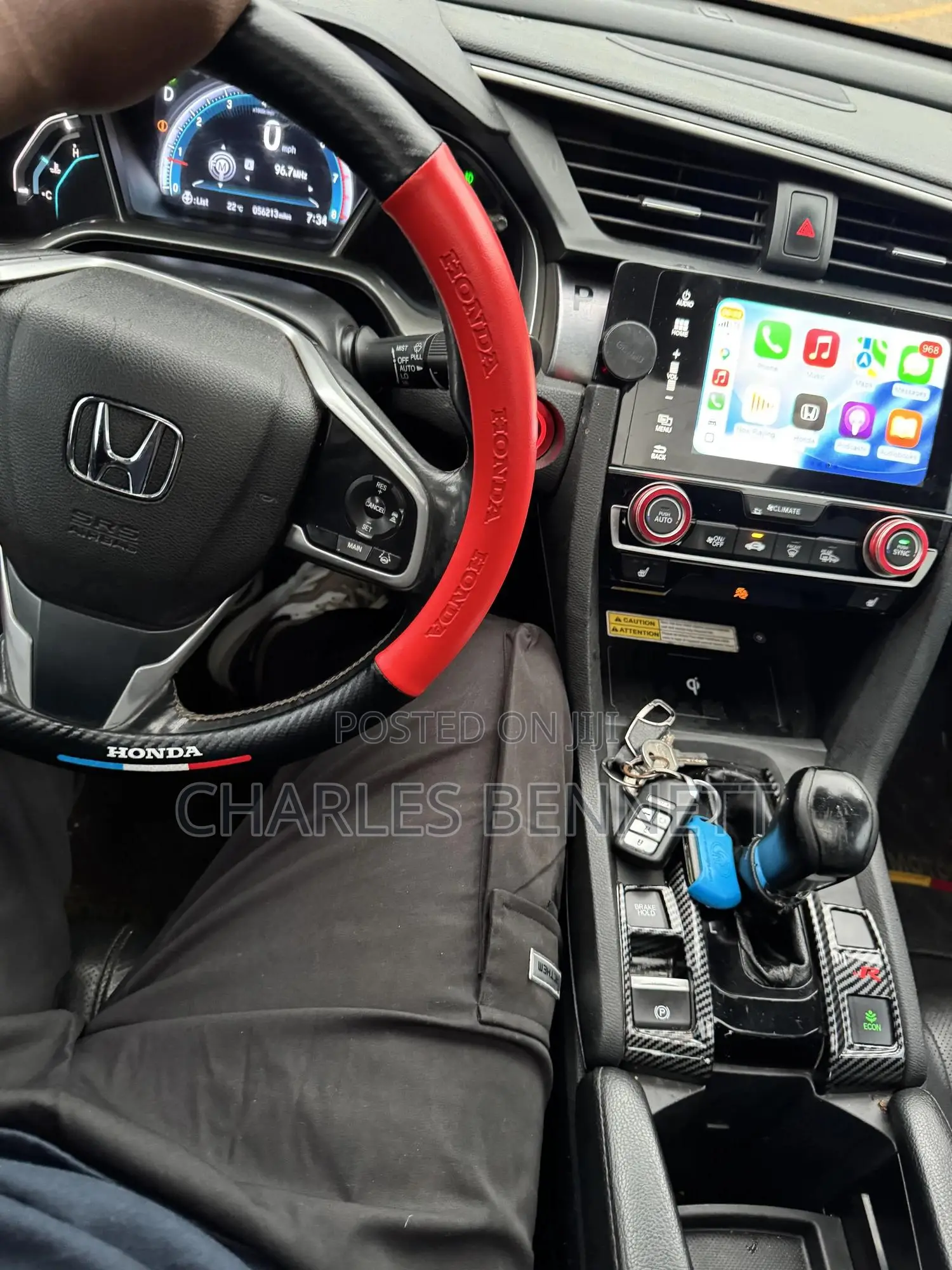 Honda Civic Touring 4dr Sedan (1.5L 4cyl) 2017 Black