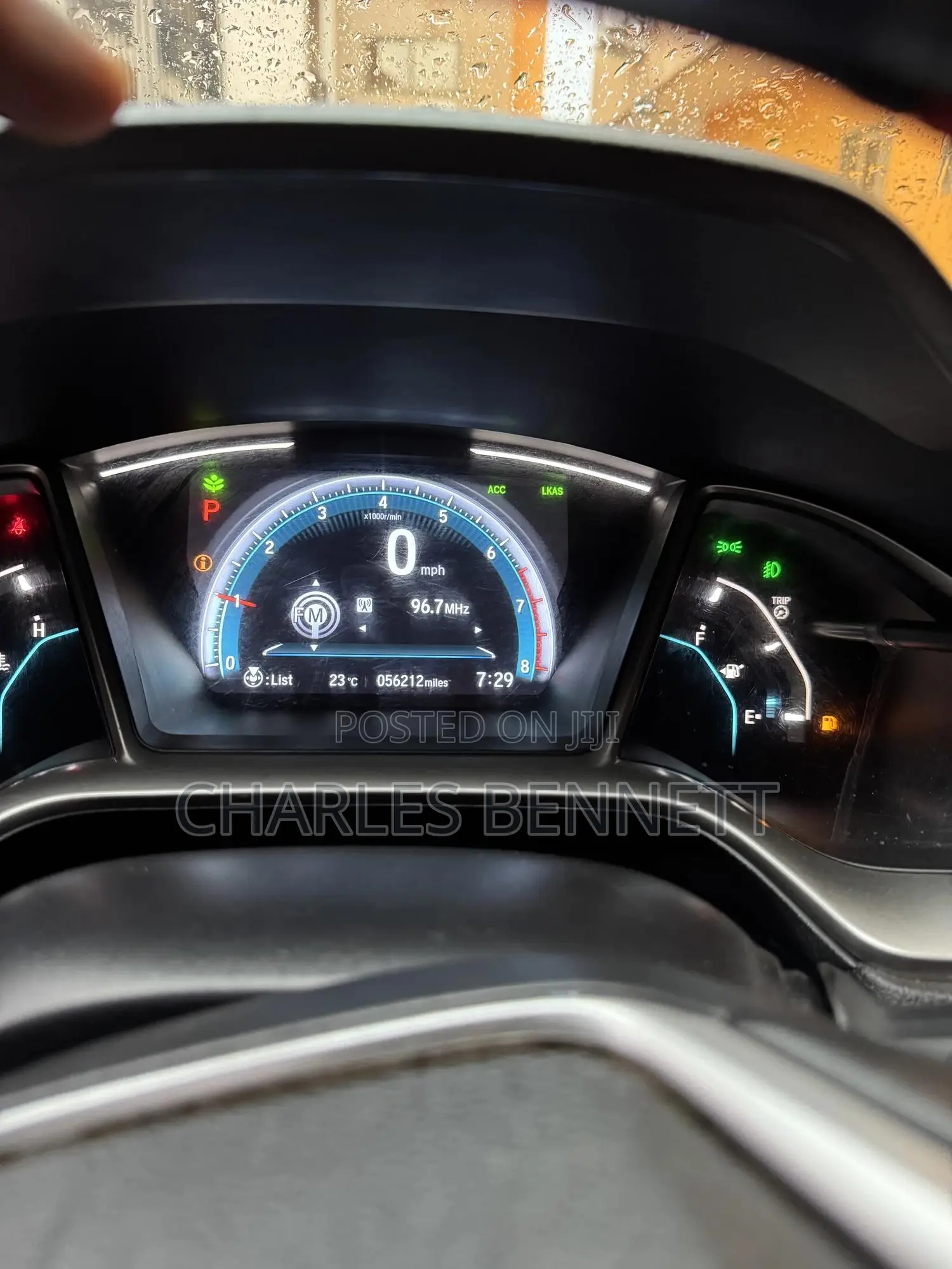 Honda Civic Touring 4dr Sedan (1.5L 4cyl) 2017 Black