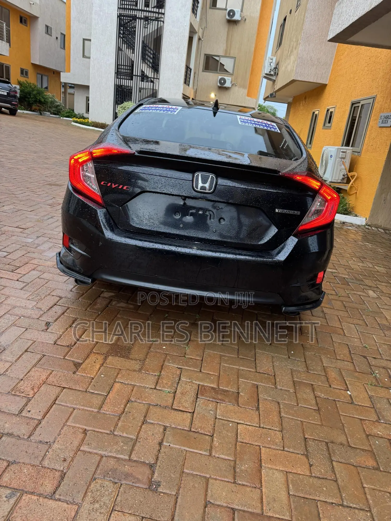 Honda Civic Touring 4dr Sedan (1.5L 4cyl) 2017 Black