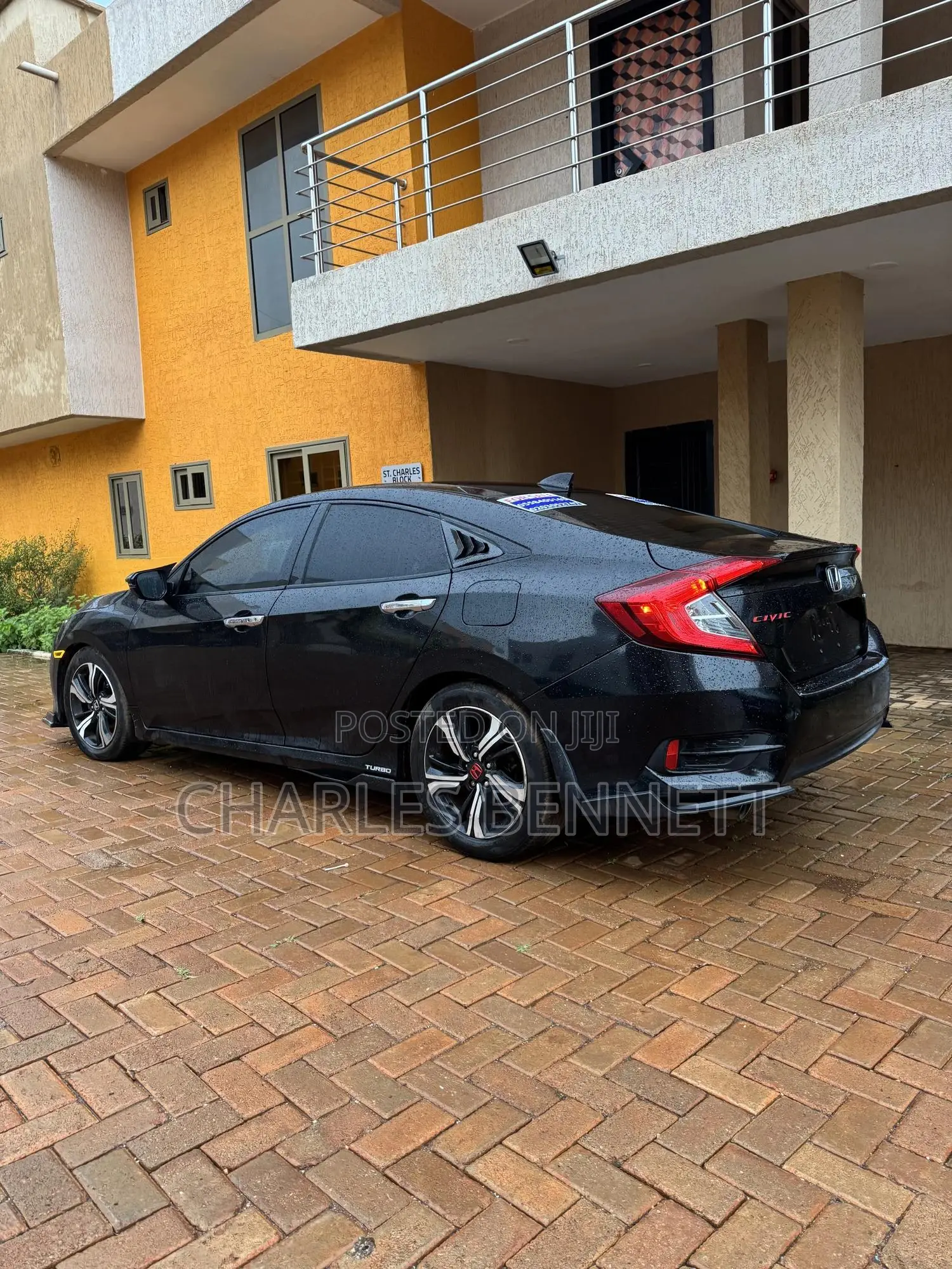 Honda Civic Touring 4dr Sedan (1.5L 4cyl) 2017 Black