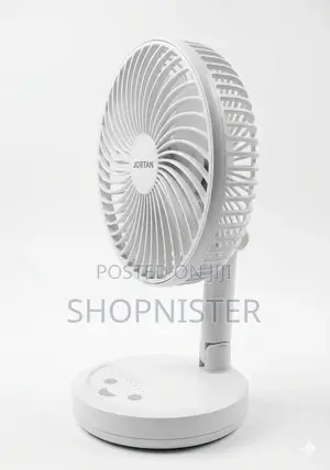 Brand New Jortan Foldable Rechargeable Standing/Table Fan