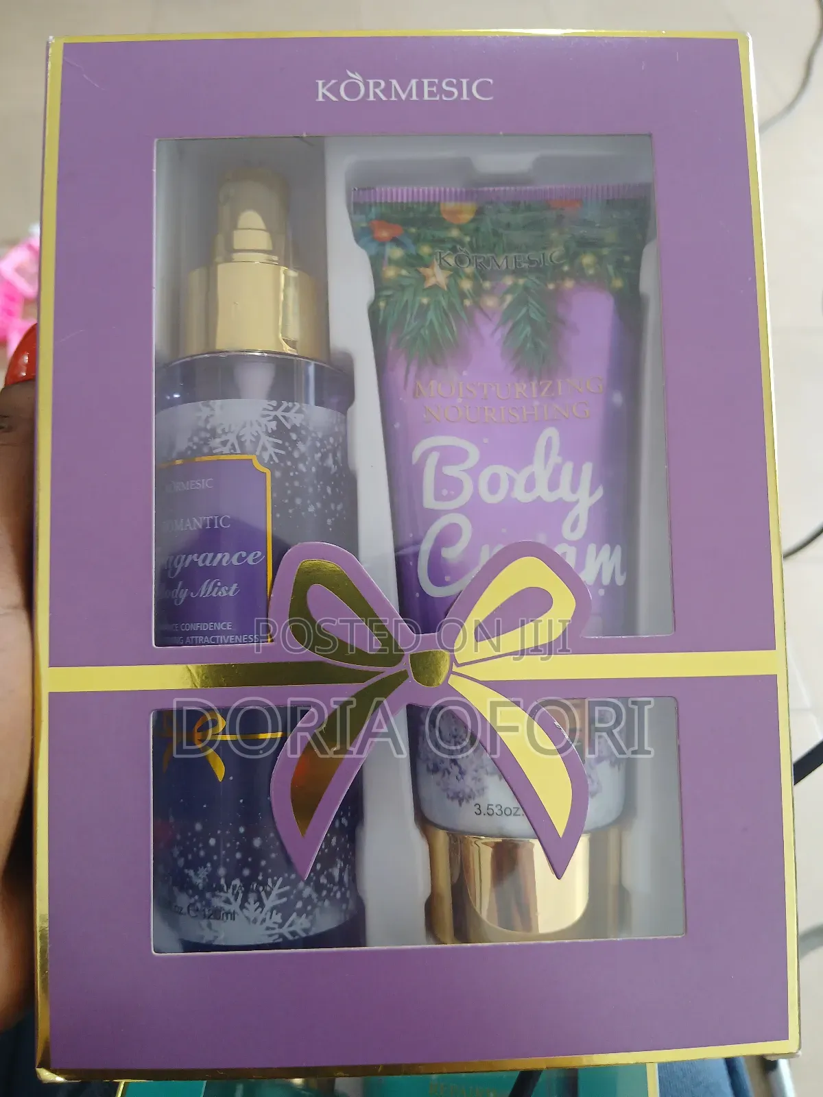 Cream and Body Splash Gift Set