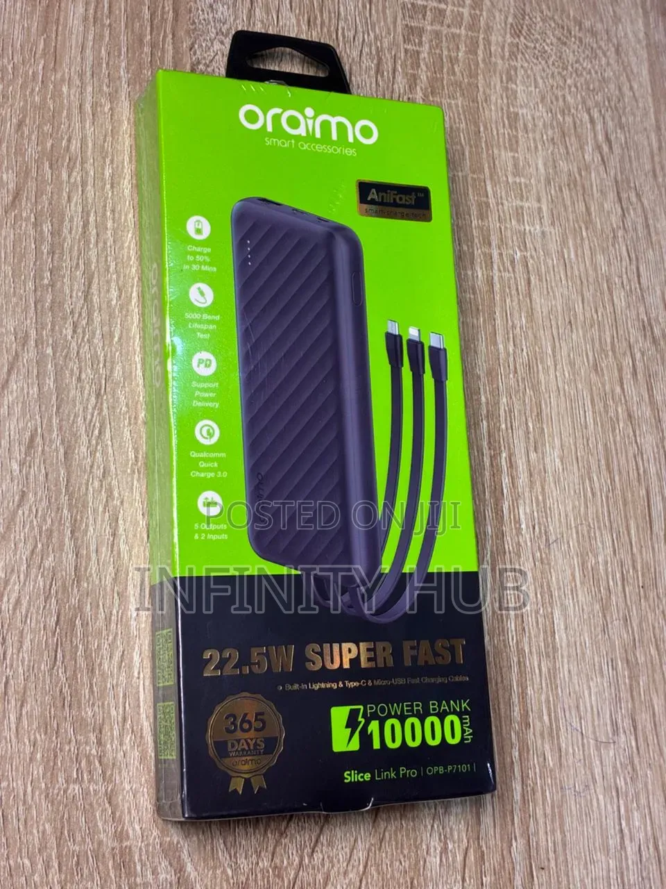 Oraimo Powerbank 10,000mah