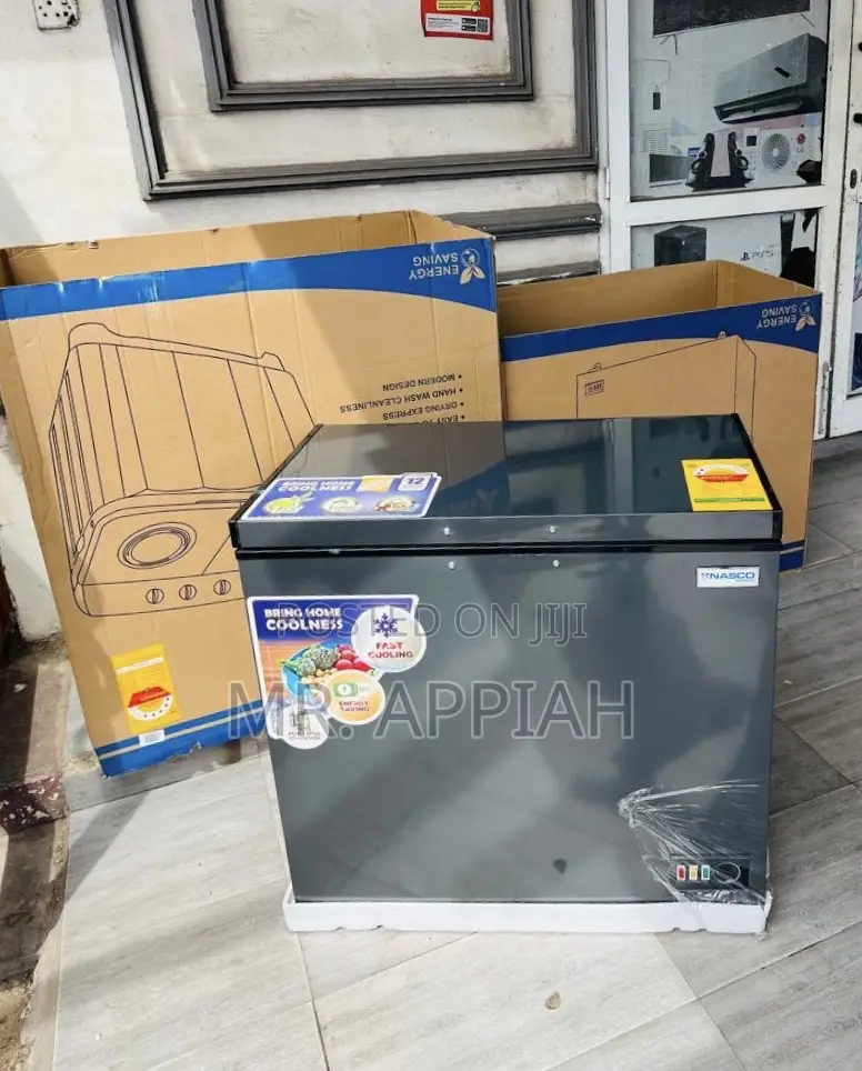 Get Premium Nasco 316liters Single Door Chest Freezer(Gray)