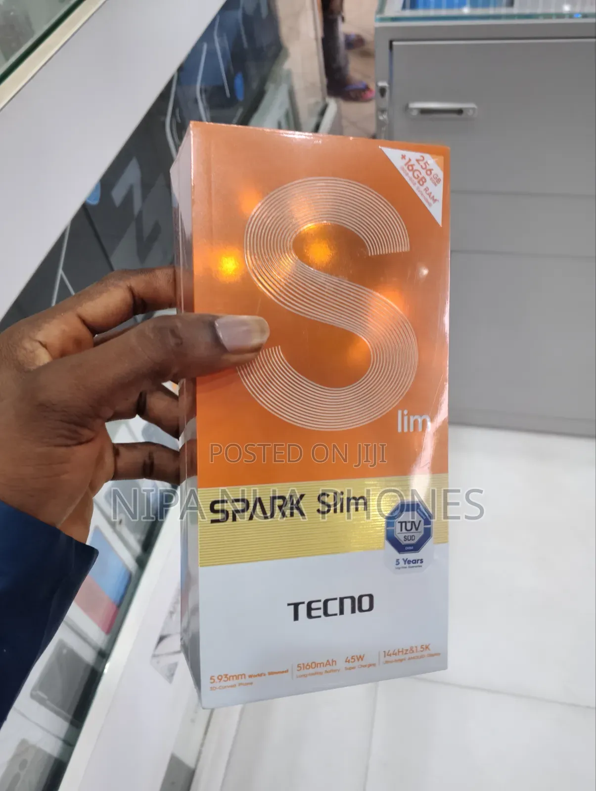 New Tecno Spark Slim 256 GB Black