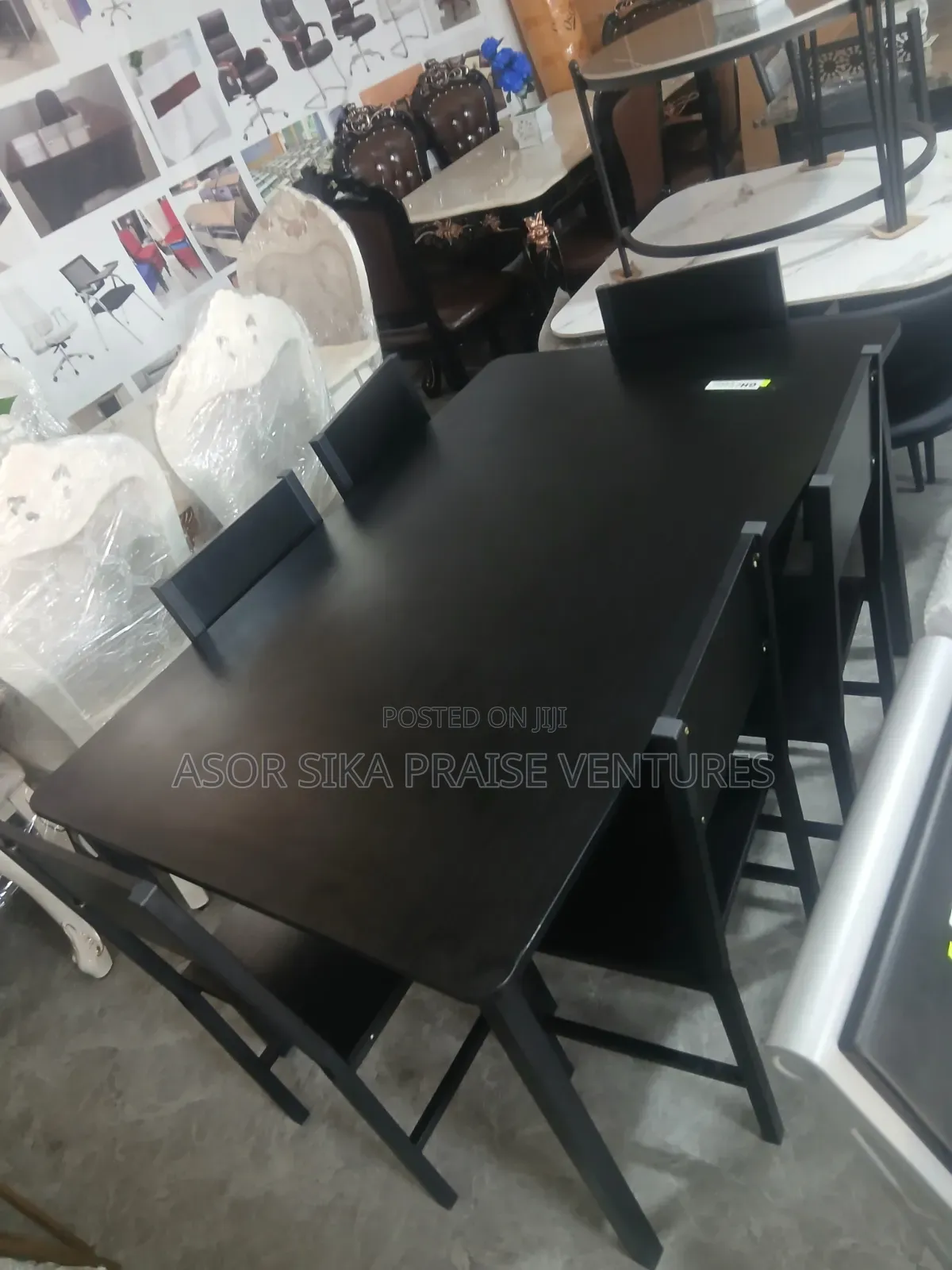 Wooden Dining Table and Chair