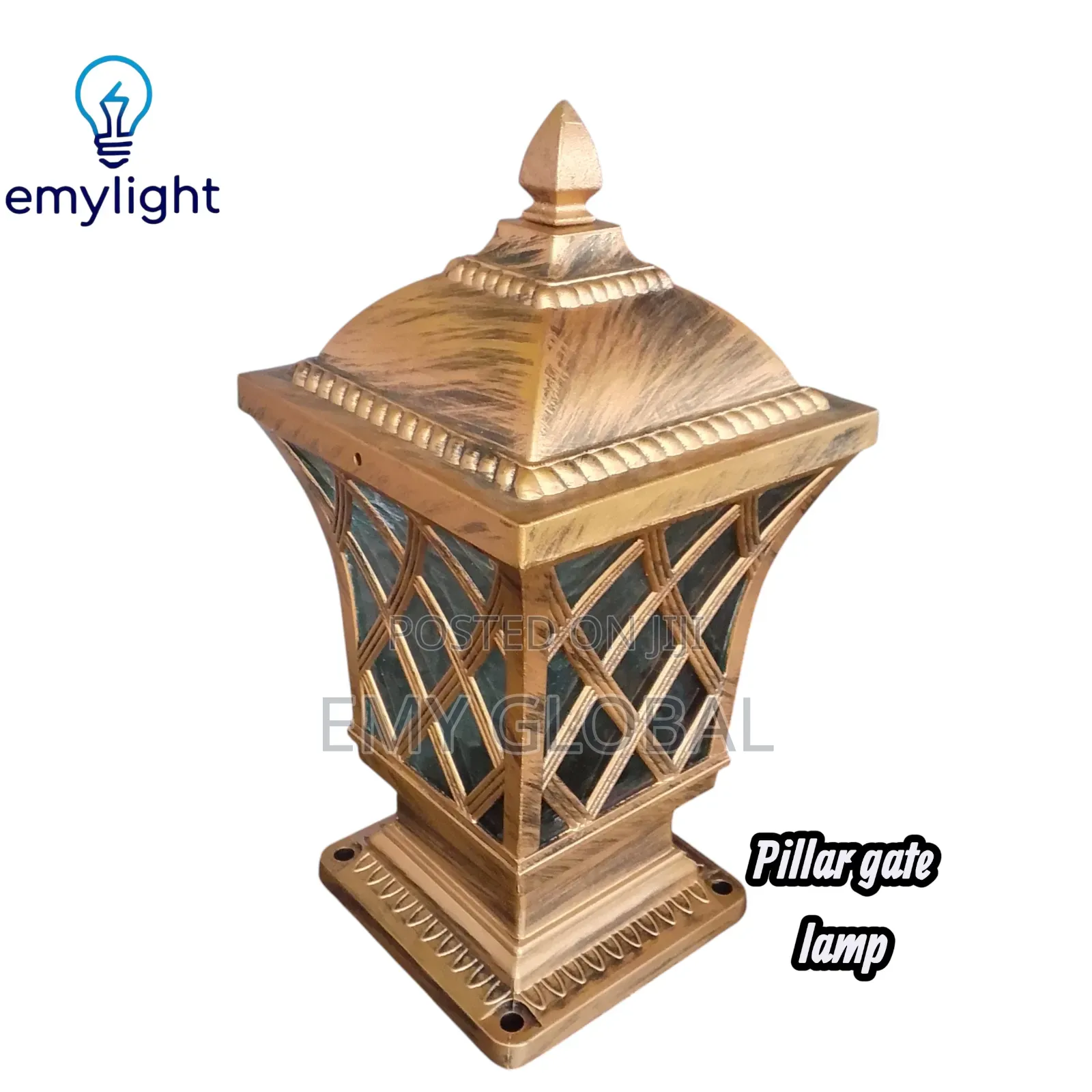 Pillar Gate Lamp Light