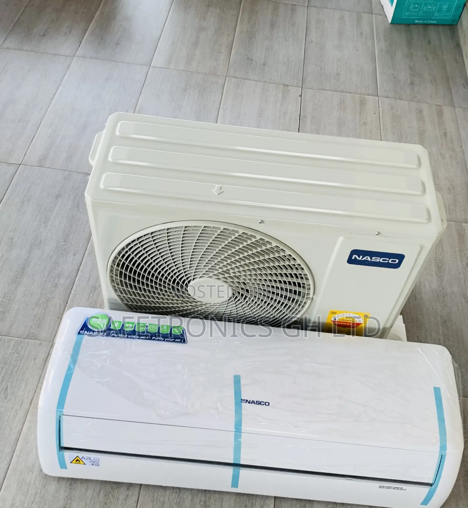Shop Premium Nasco 2.5hp R410 Split Air Conditioner Design White