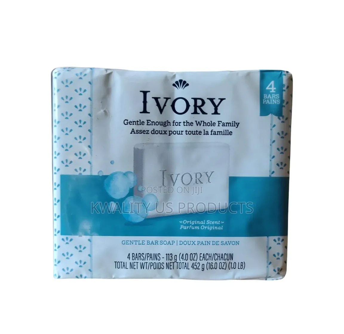 Ivory Gentle Bar Soap - 4 Pack