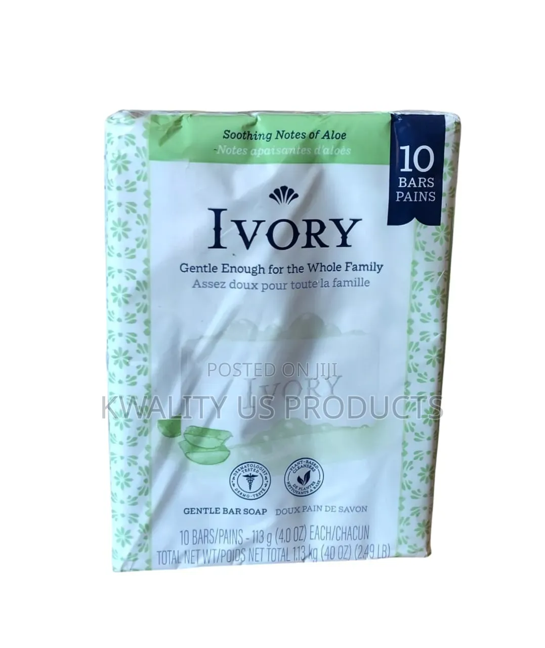 Ivory Gentle Bar Soap - 10 Pack