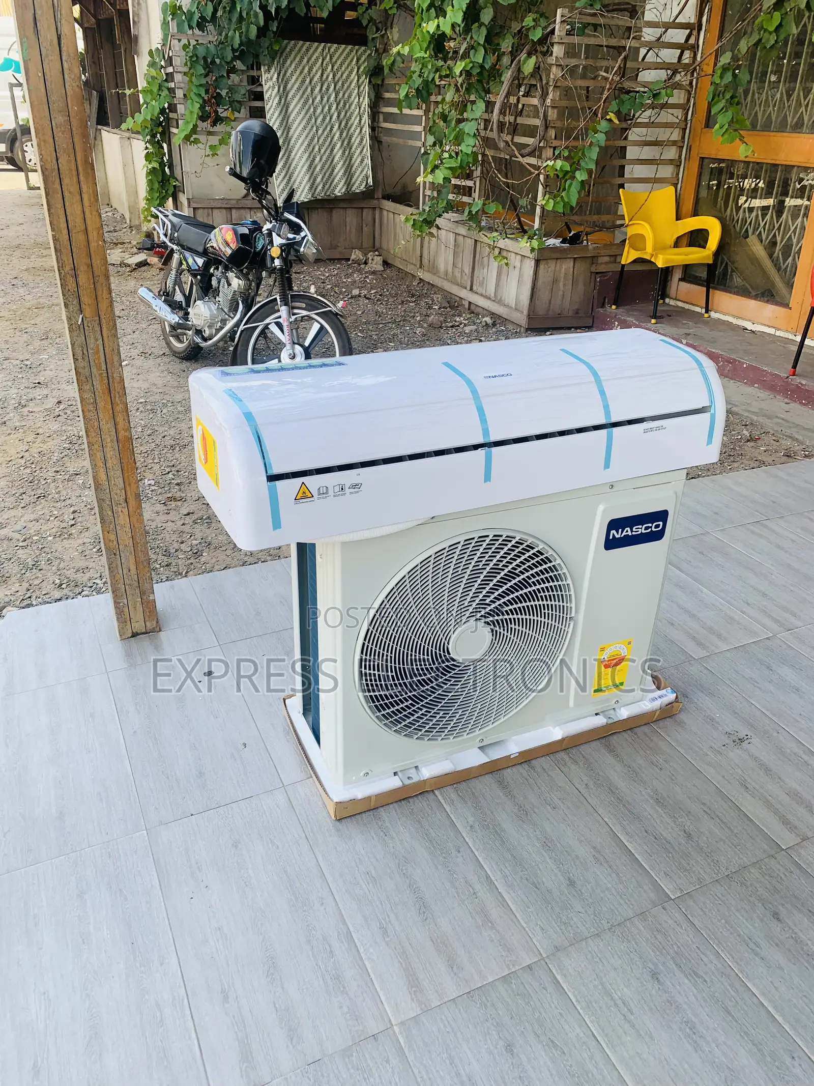 White Split Dual Inverter Air Conditioner Nasco 2hp