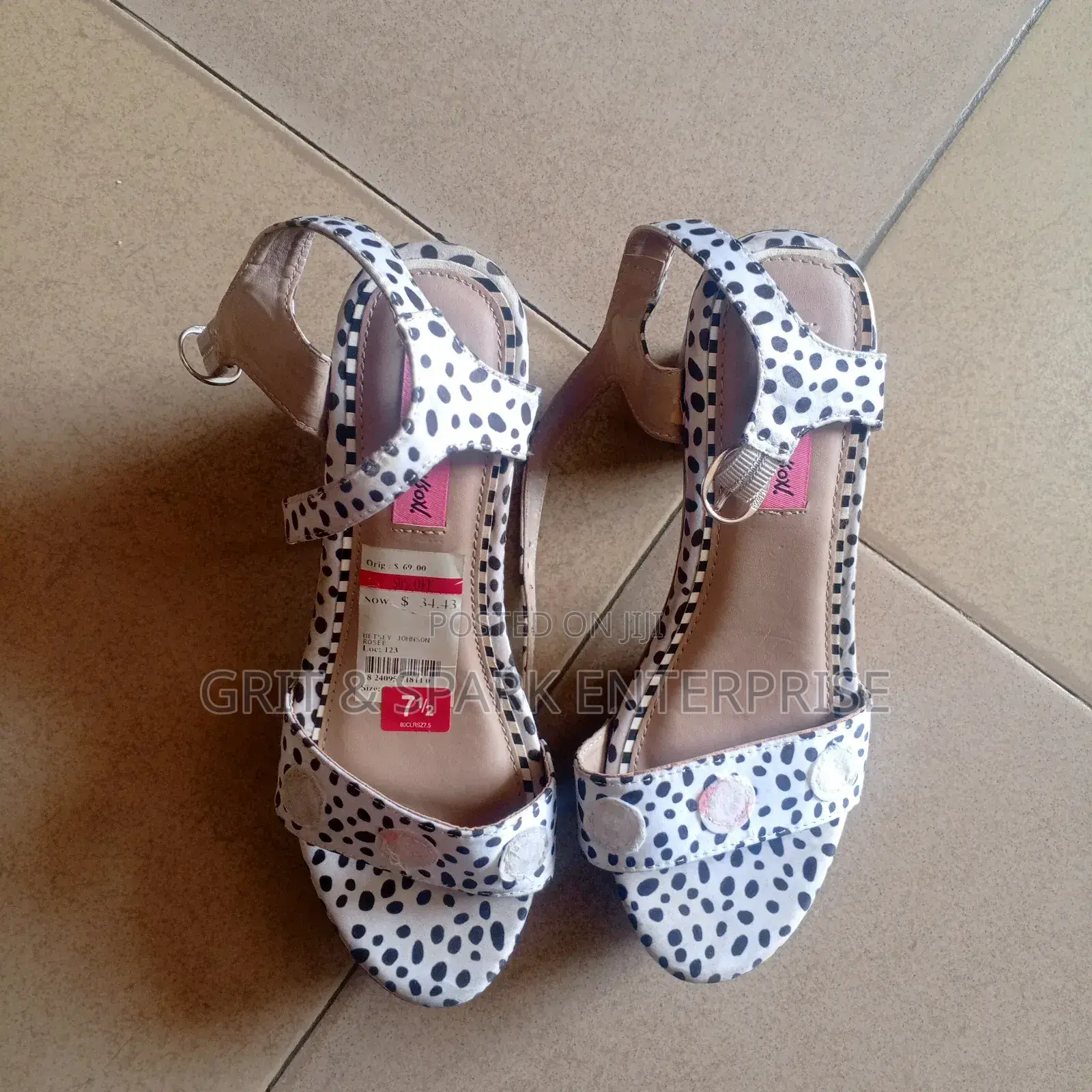 Betsey Johnson Sandals (Brand New From Usa 7 Half)