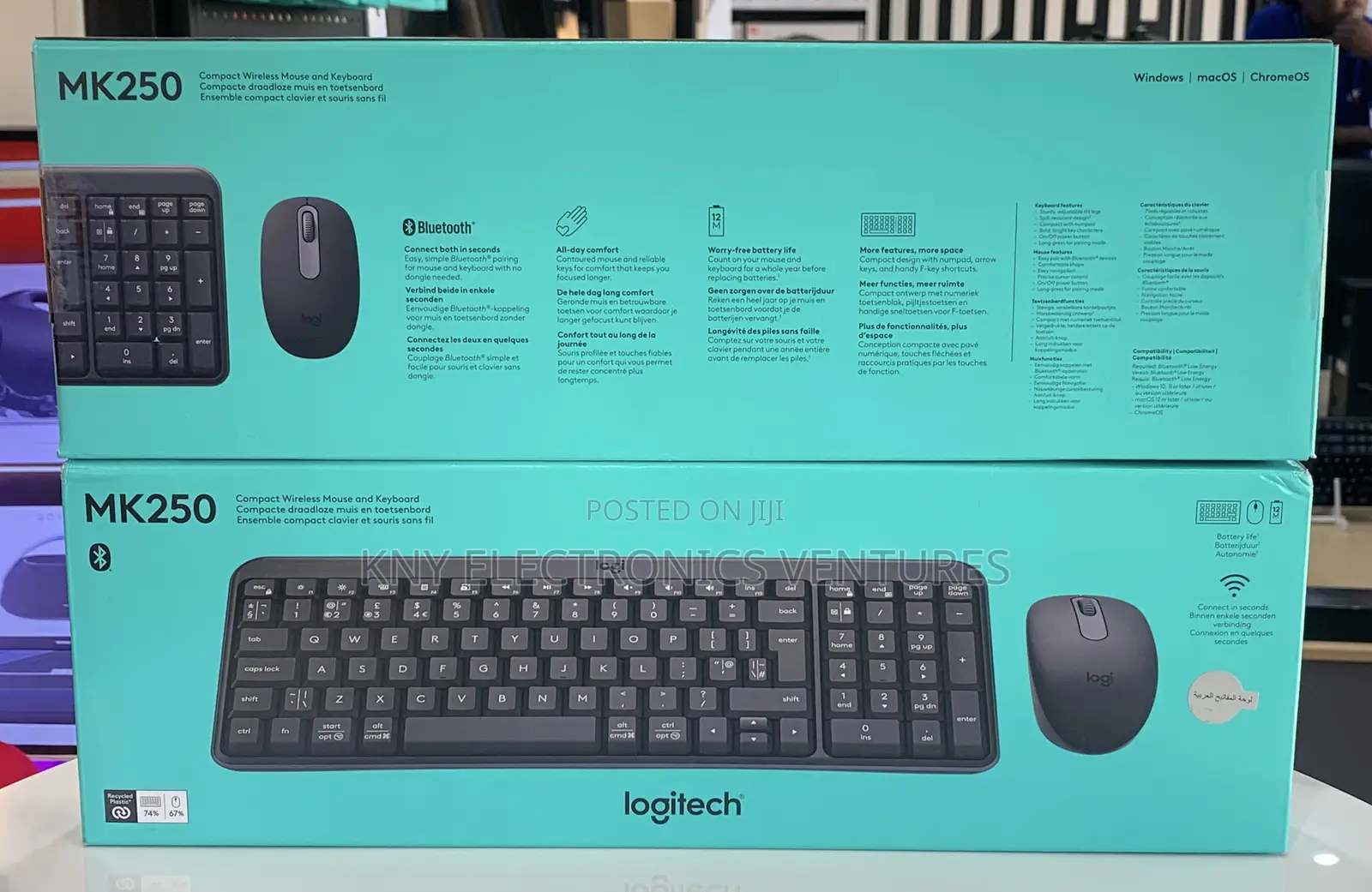 Logitech Mk250 Wireless Keyboard and Mouse