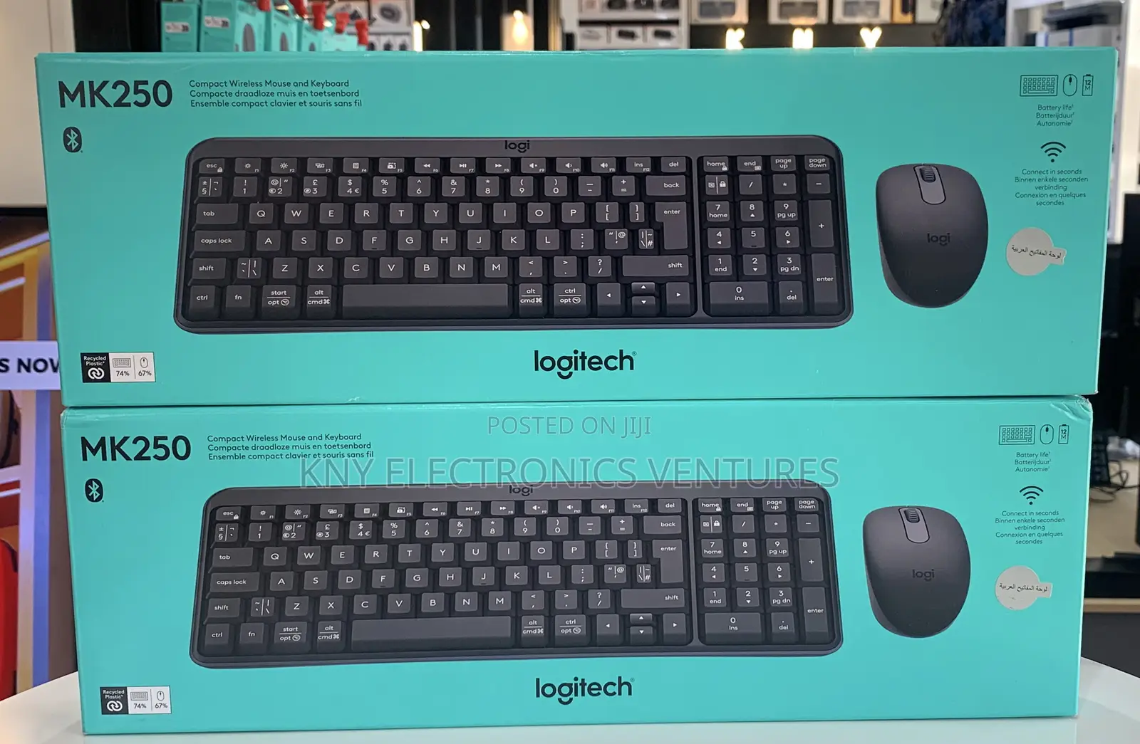 Logitech Mk250 Wireless Keyboard and Mouse