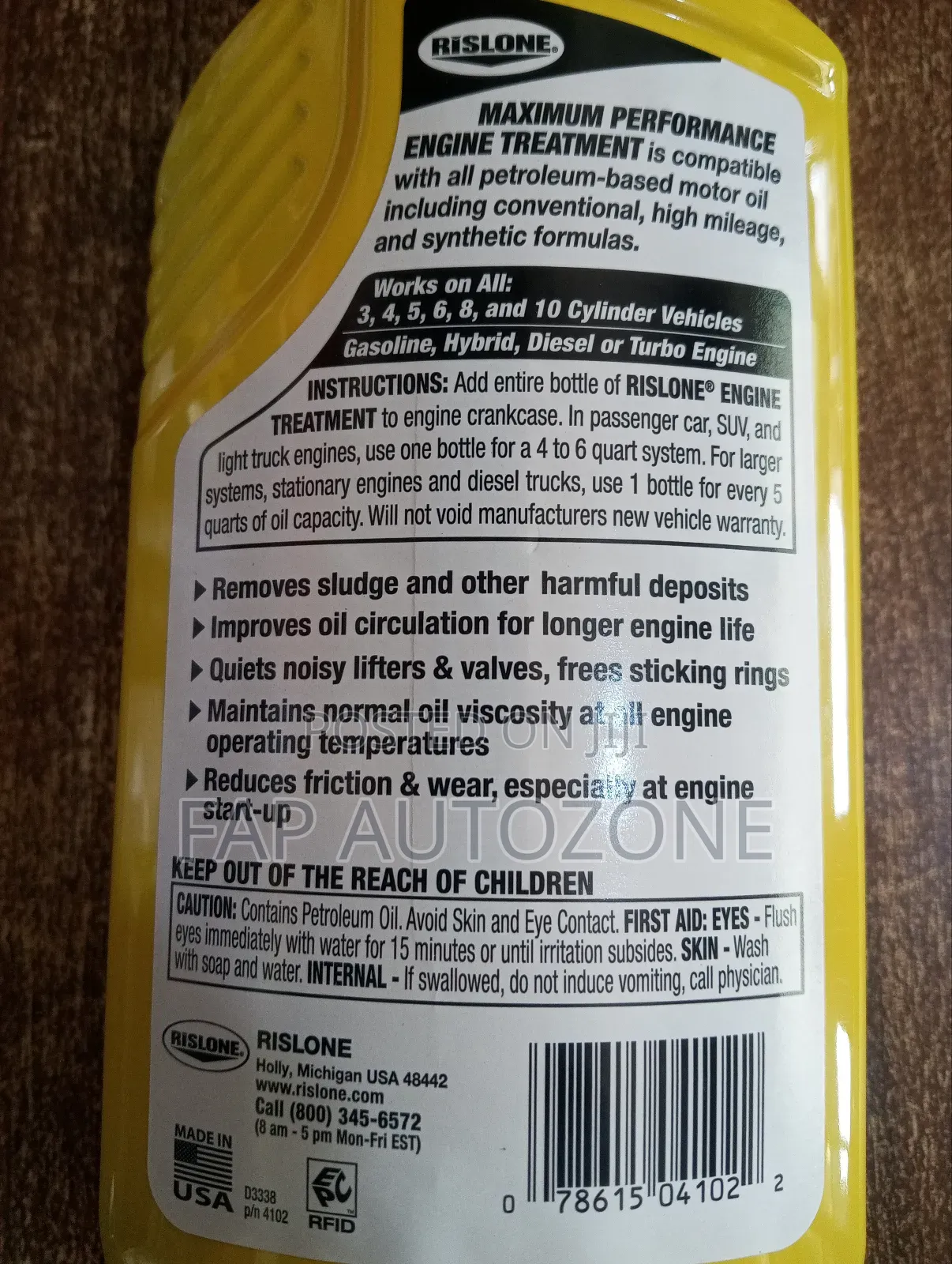 01197. Original Rislone Oil Treatment From Usa