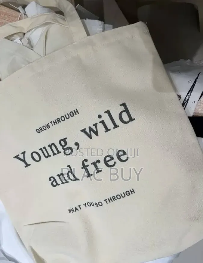 Durable Organic Cotton Shopping Tote Bag