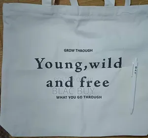 Durable Organic Cotton Shopping Tote Bag