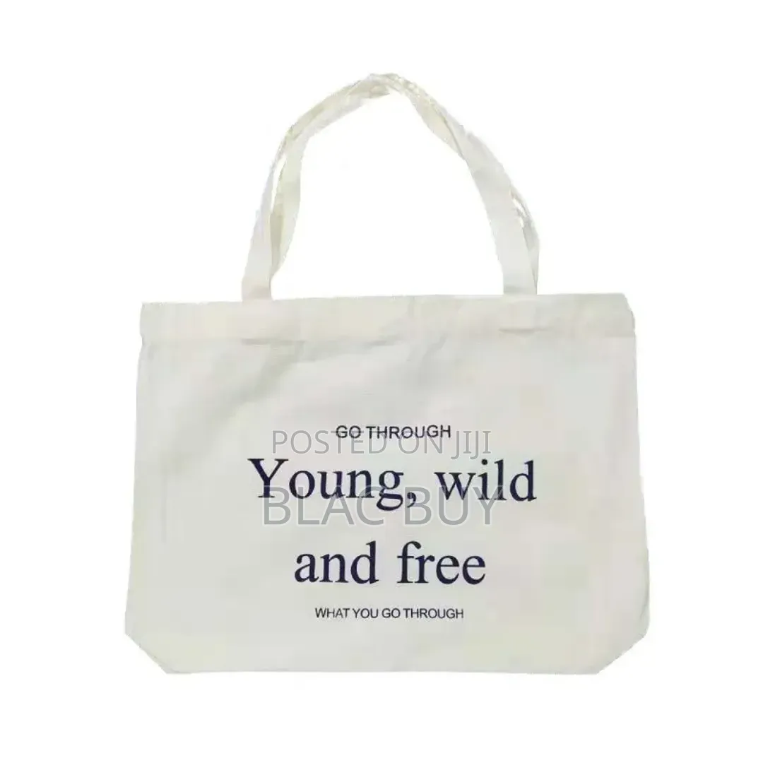 Durable Organic Cotton Shopping Tote Bag