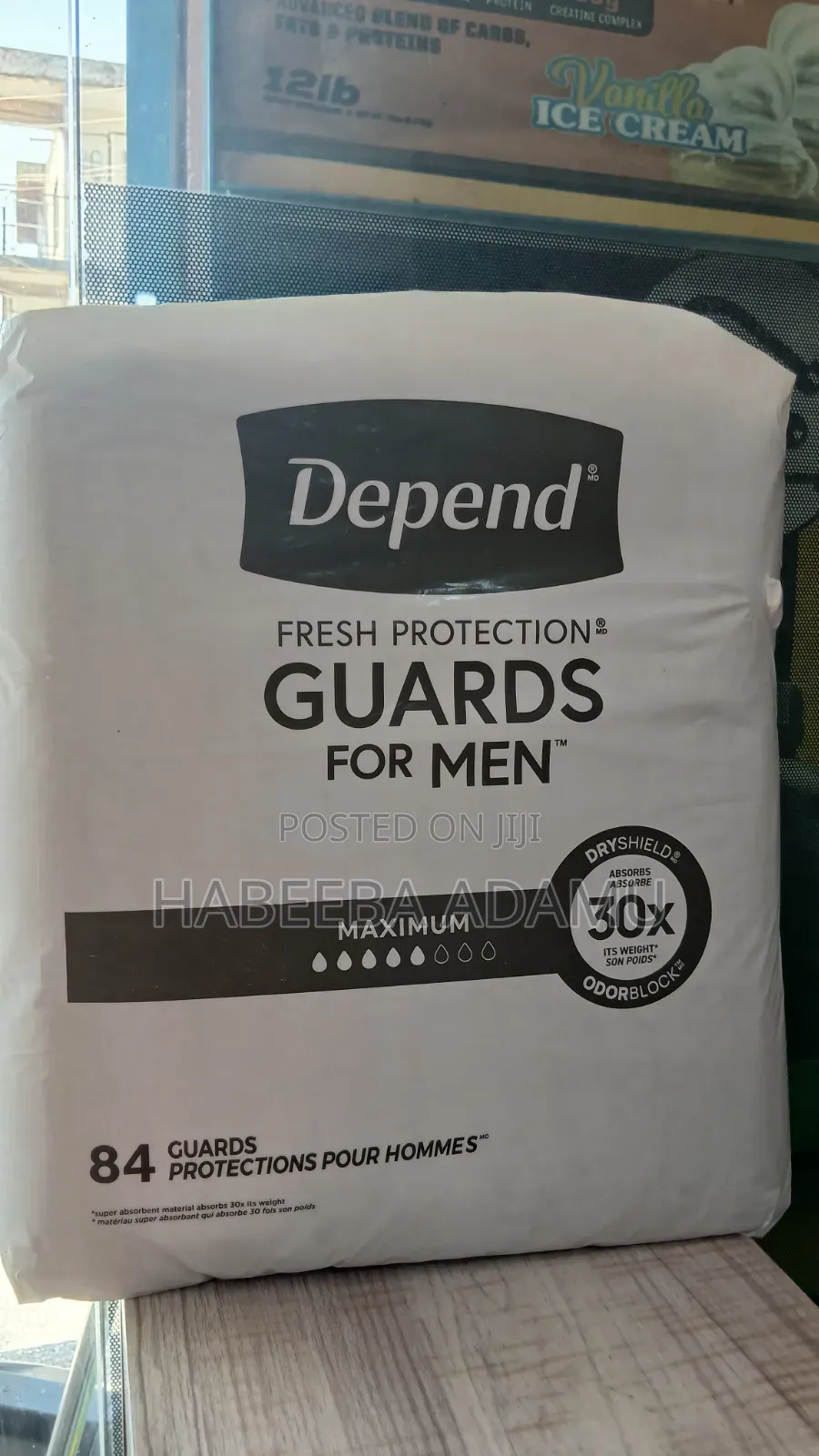 Depend Fresh Protection. Guards for Men.