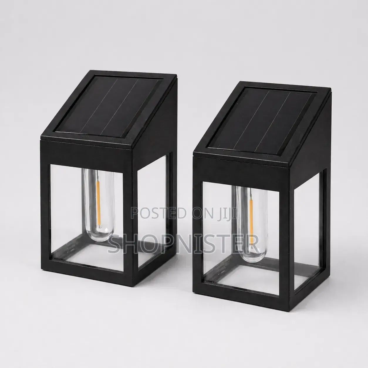 2pcs Solar Wall Lights – Outdoor Waterproof Led Lantern
