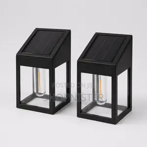 2pcs Solar Wall Lights – Outdoor Waterproof Led Lantern
