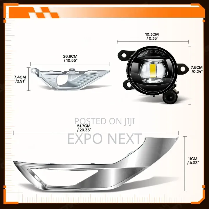 Mitsubishi Outlander 2022-2025 Fog Light Set Led Pair