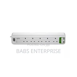 Apc Essential Surge Arrest 5 Outlets 2port Usb Charger 230v Uk Pm5u-Uk