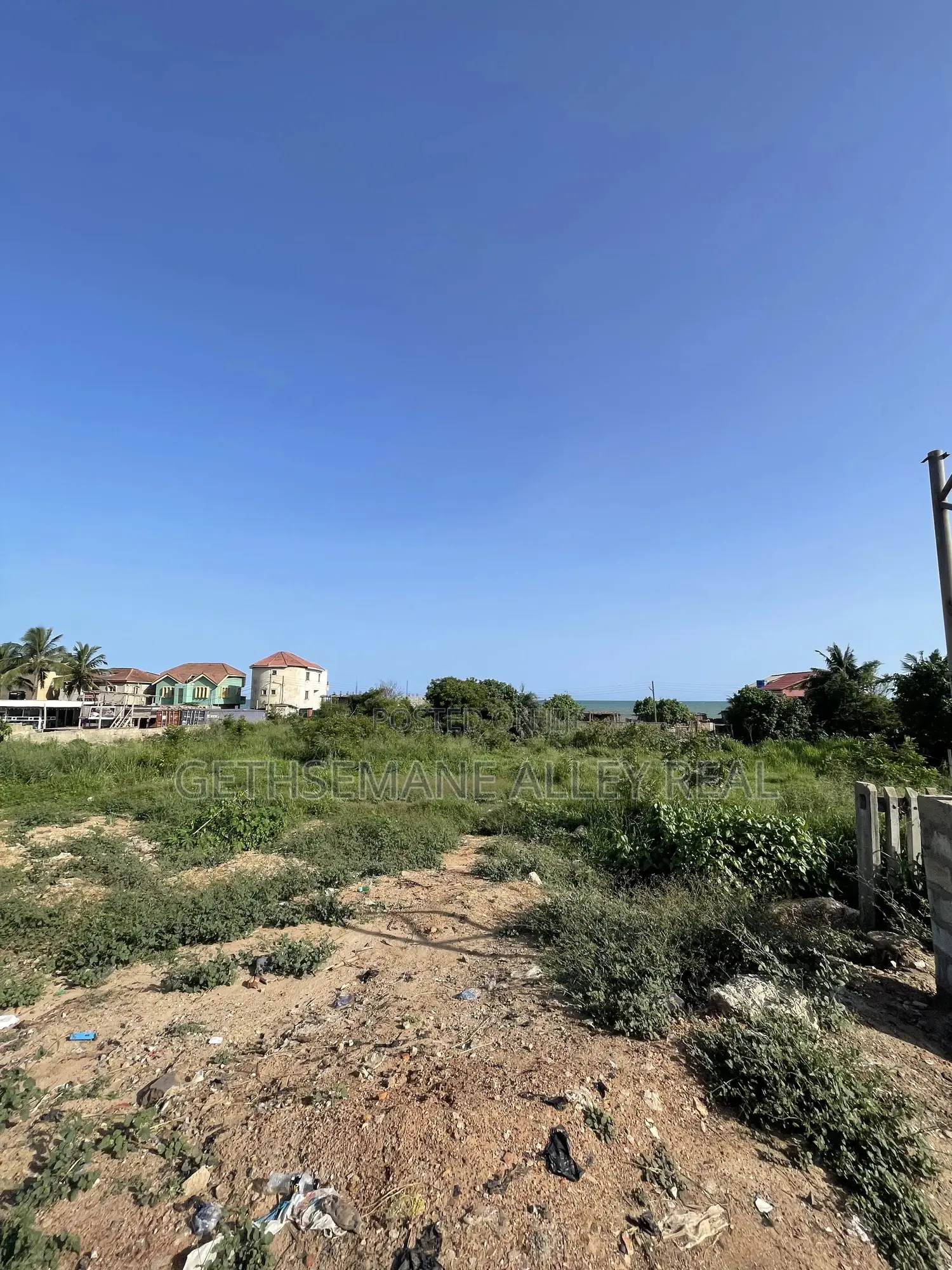 For Sale | 4 Plots of Roadside, Beach View Land in Kokrobite