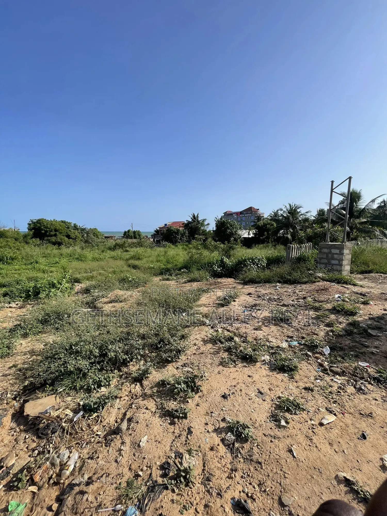 For Sale | 4 Plots of Roadside, Beach View Land in Kokrobite