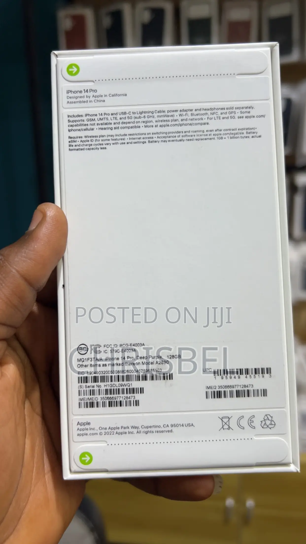 New Apple iPhone 14 Pro 128 GB Purple