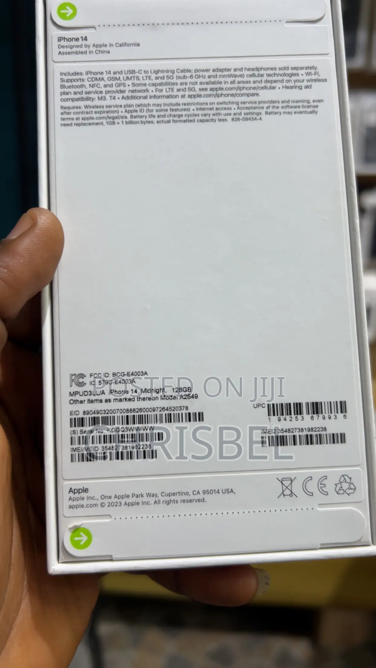 New Apple iPhone 14 128 GB