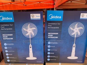 Midea Durable Rechargeable Standing Fan 18"