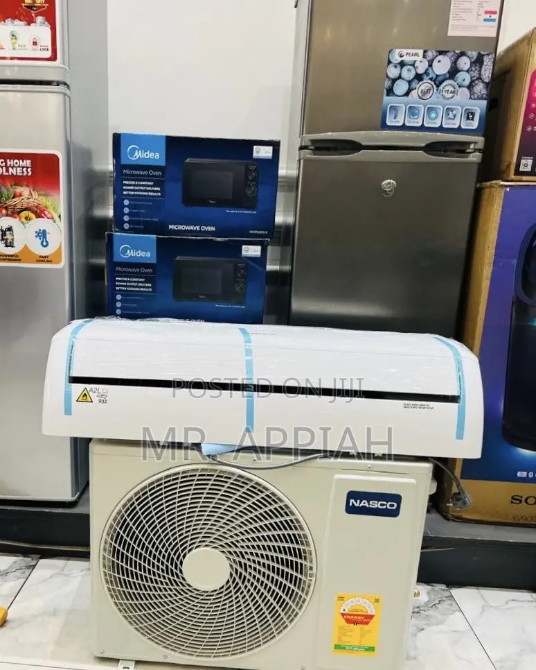 Efficient Nasco Split Type Air Conditioner(2.5hp)Remote Control.