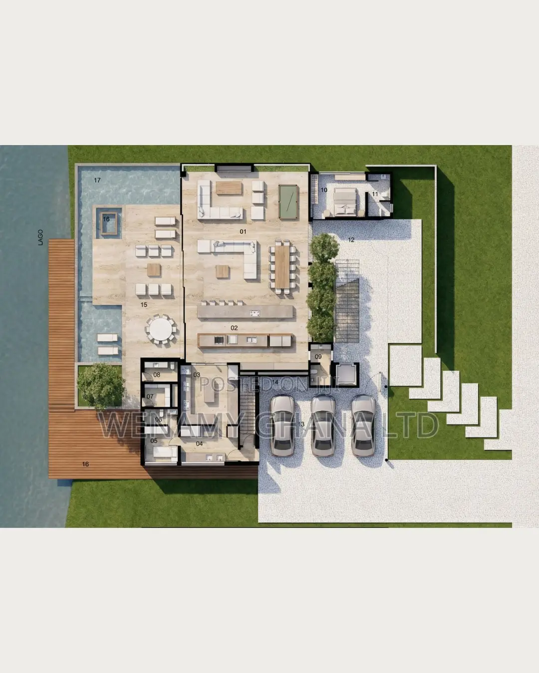 5bdrm Villa in Accra for sale