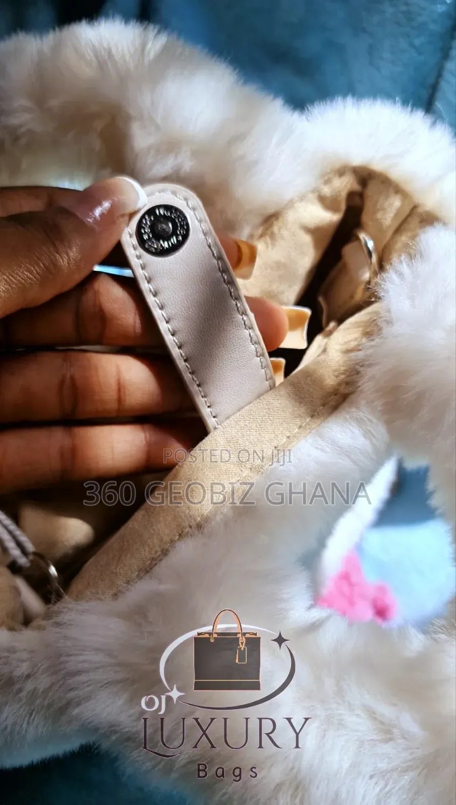 Exclusive Custom-Made Furry Statement Bag – Trendy "Monster" Edition