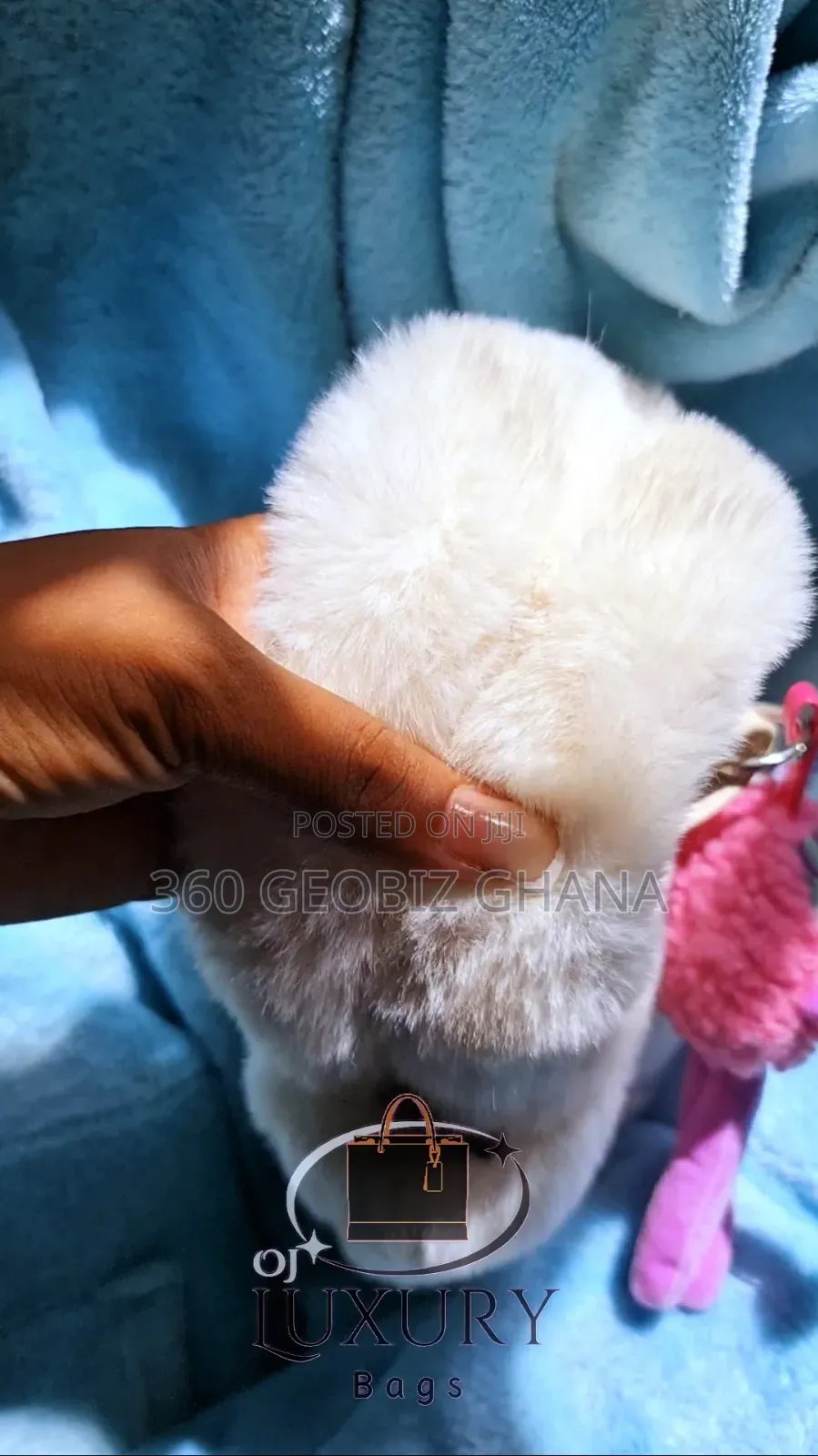 Exclusive Custom-Made Furry Statement Bag – Trendy "Monster" Edition